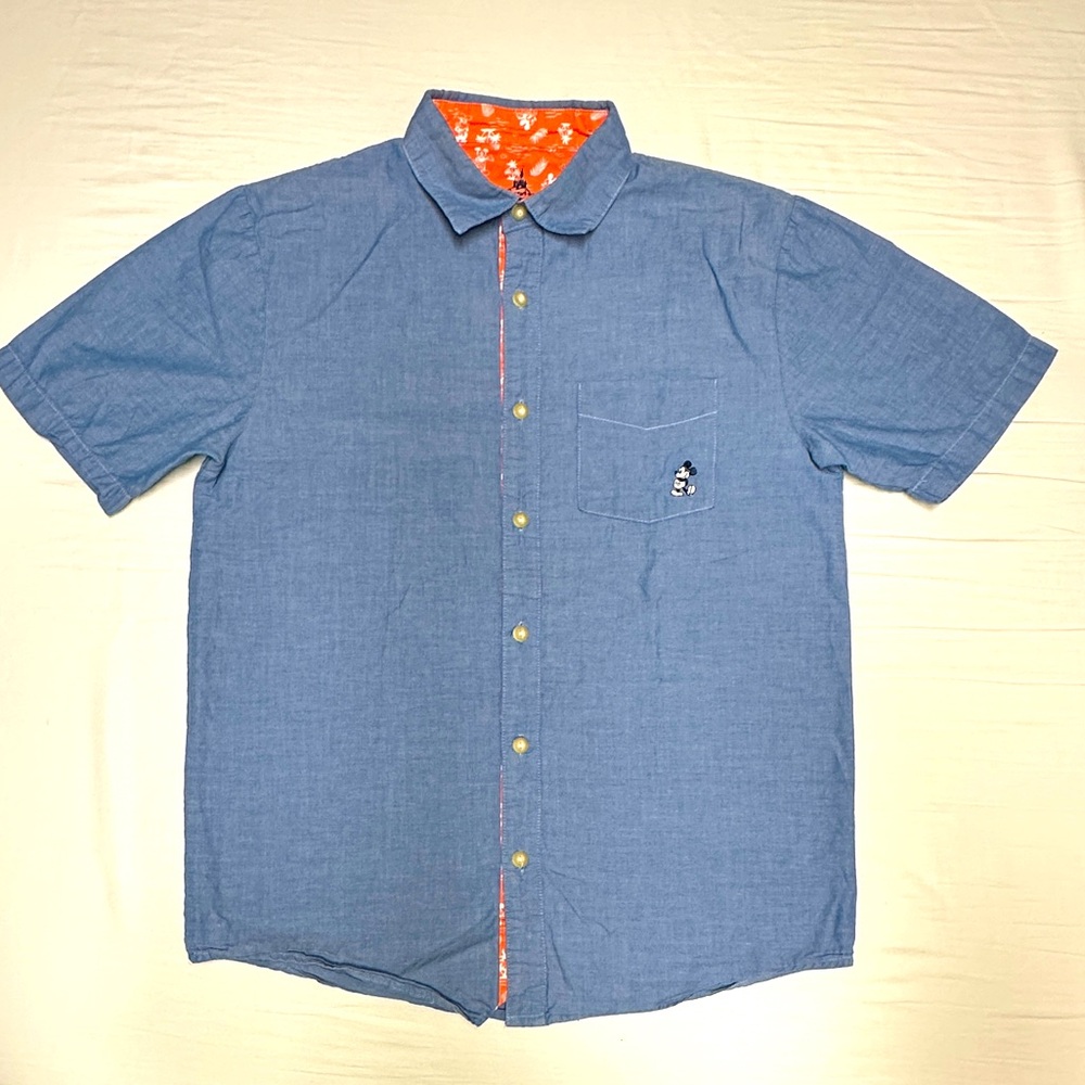 Disney Parks Hawaiian Theme Button Down (Size: Small)